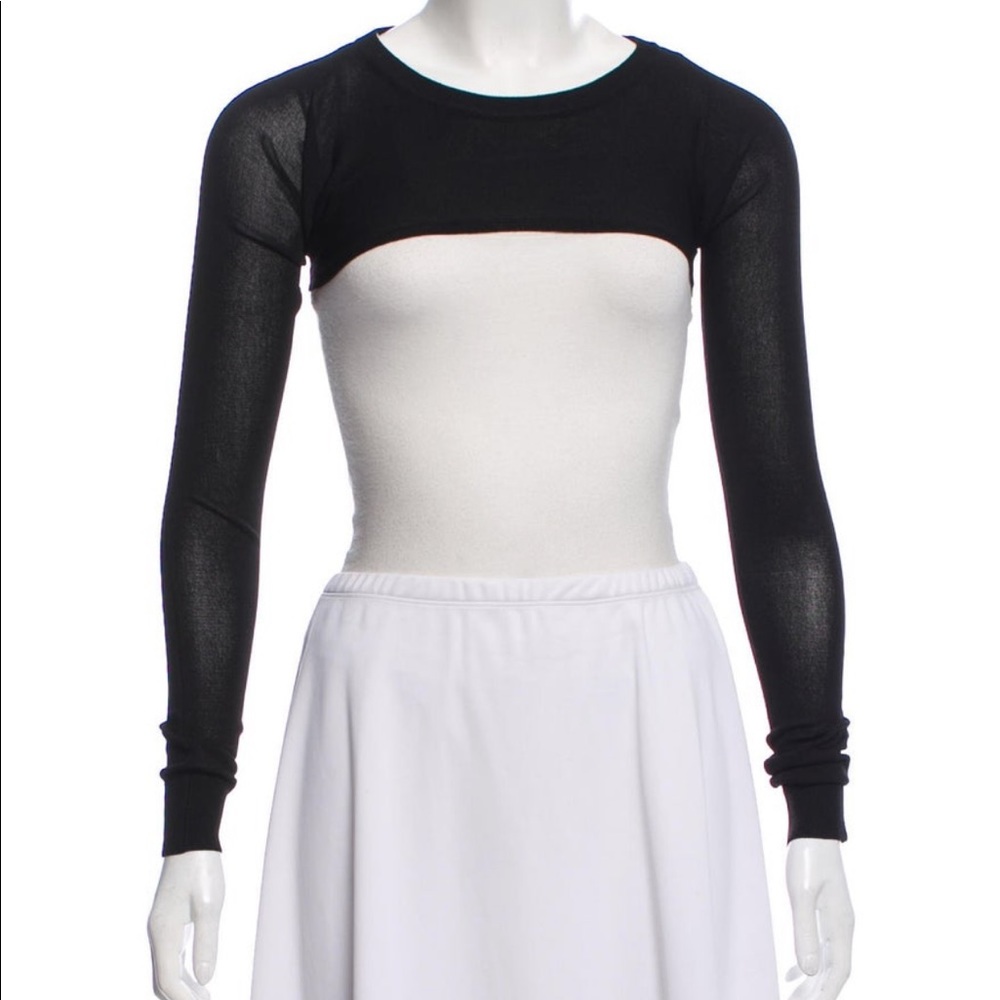 Jill Stuart Long sleeve crop layer top